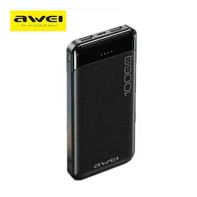 Awei P37K 10000mAh 2.1A Fast Charging Power Bank